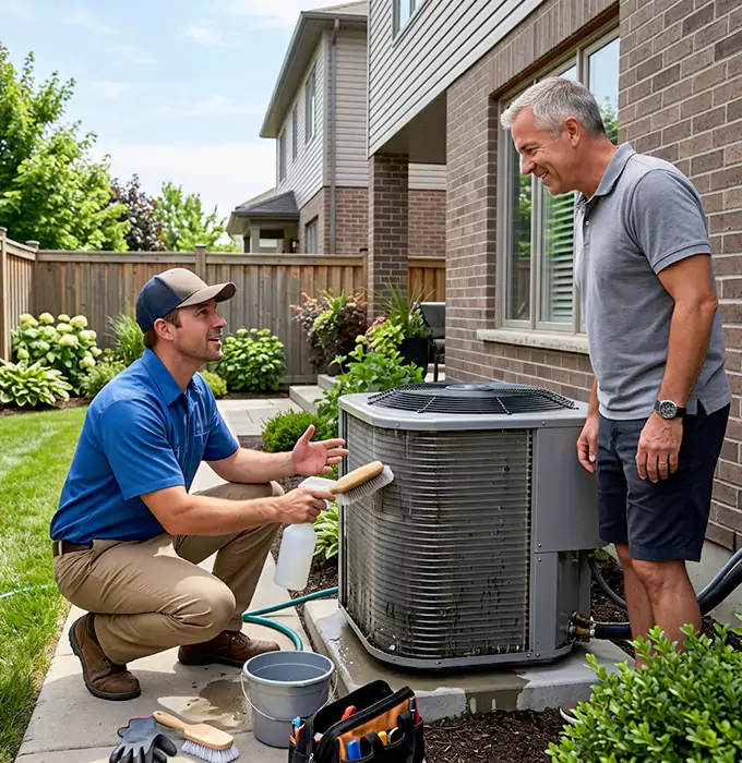 Why Dorchester Center, MA Homeowners Choose Dorchester Center HVAC for Outdoor AC Unit Cleaning?